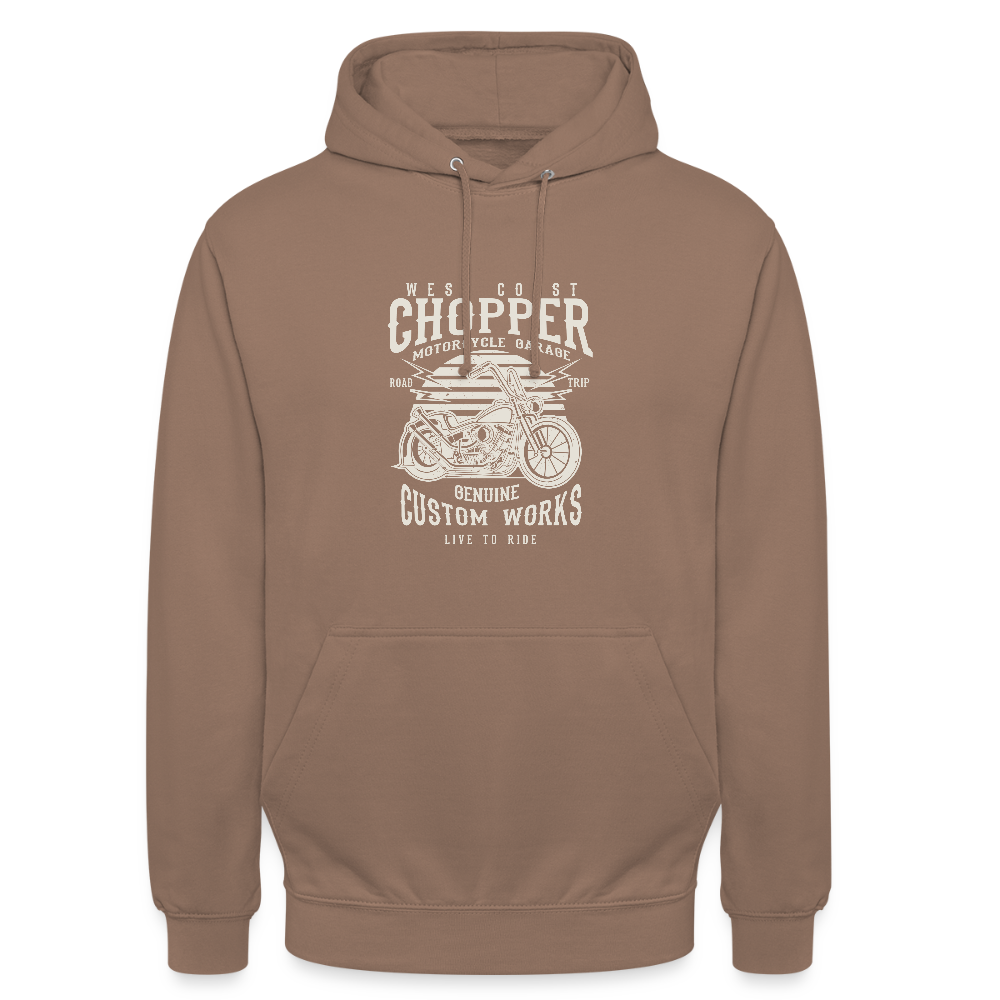 Hoodie unisex - mokka