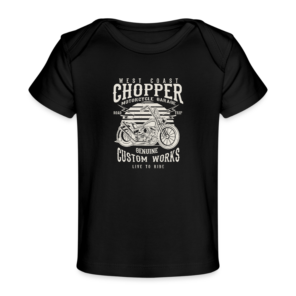 Baby bio-T-shirt - zwart