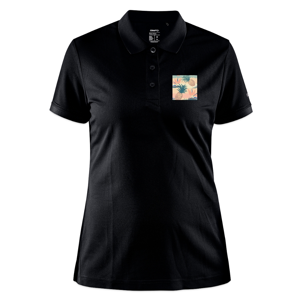 CRAFT Core Unify damespolo - zwart