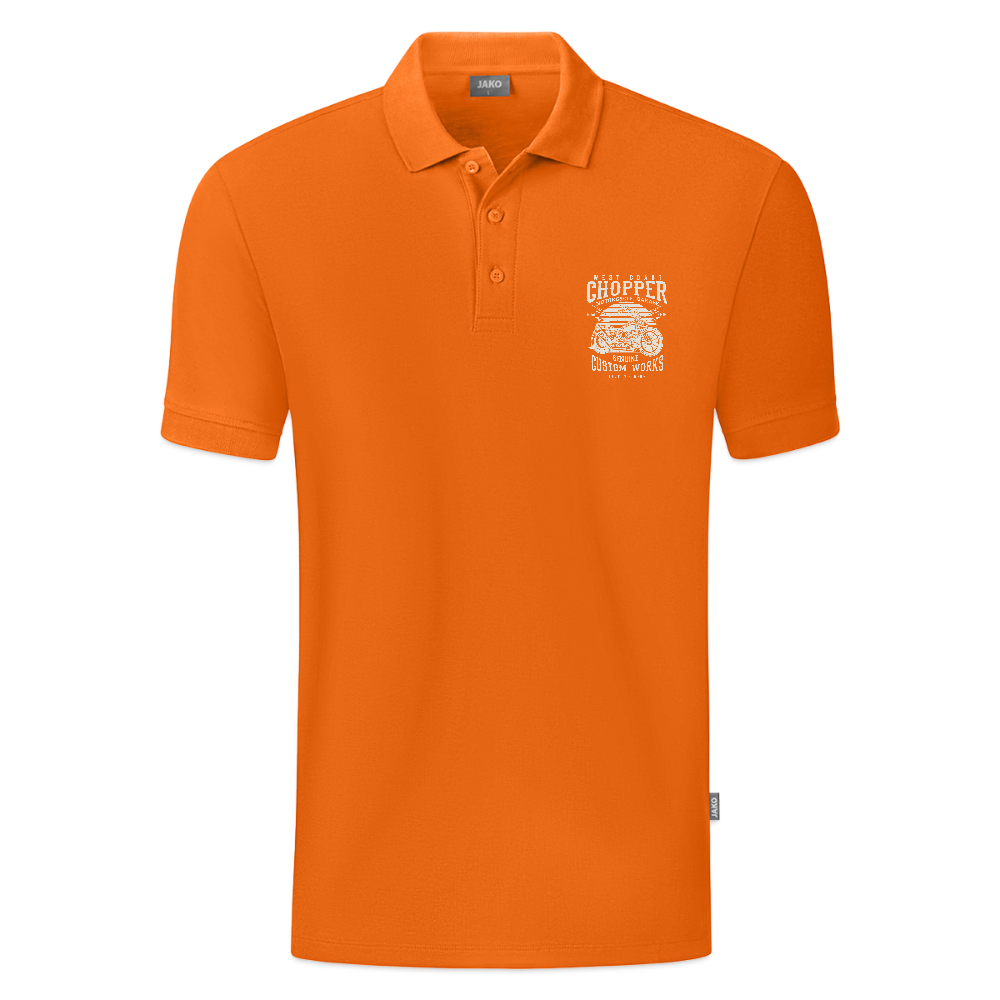 JAKO Mannen Polo Organic - neonoranje