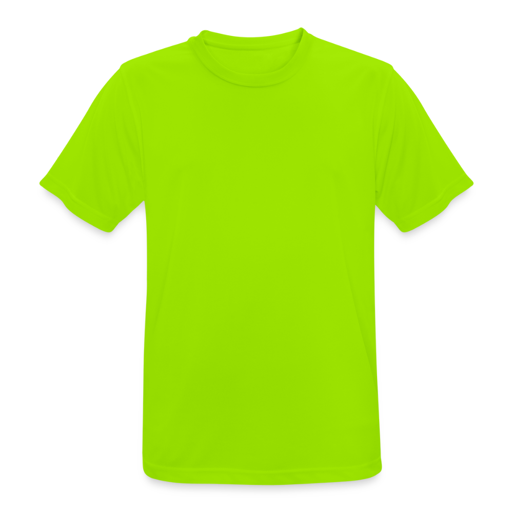 Mannen T-shirt ademend actief - neongroen