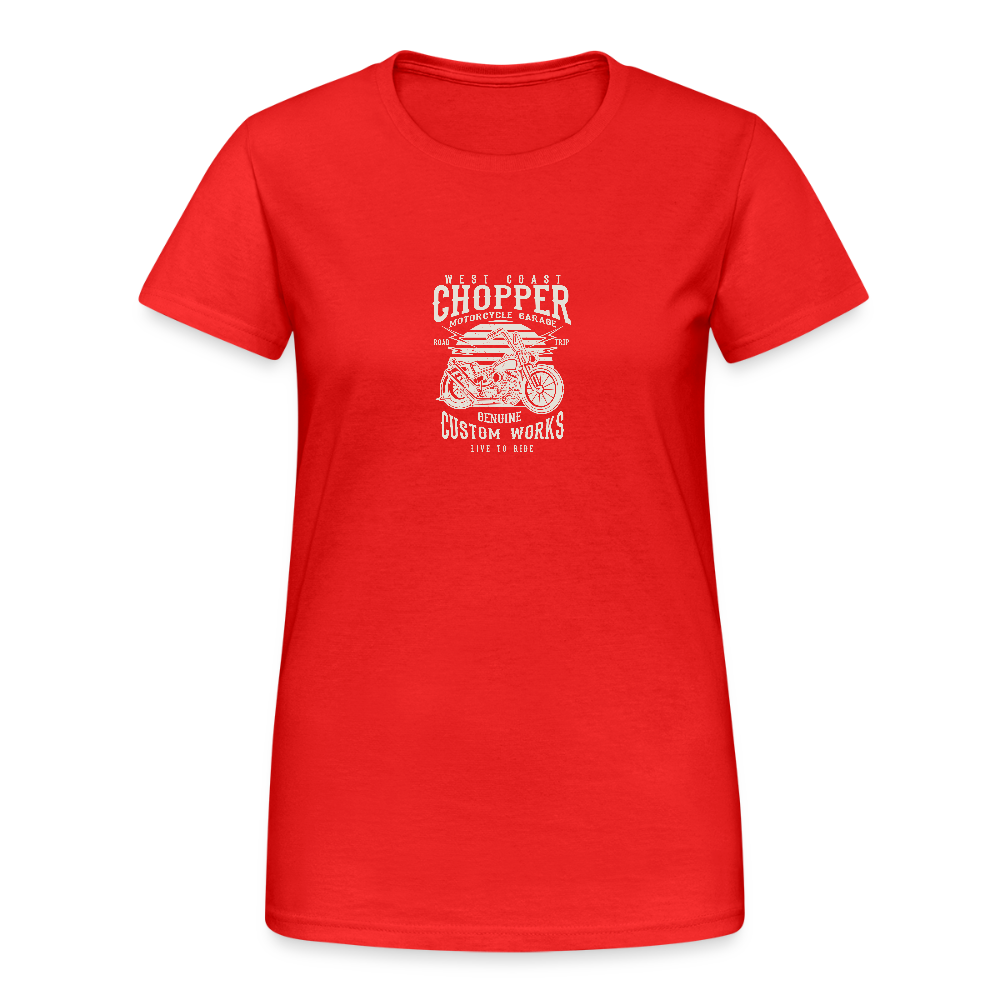 Vrouwen Gildan Heavy T-shirt - rood