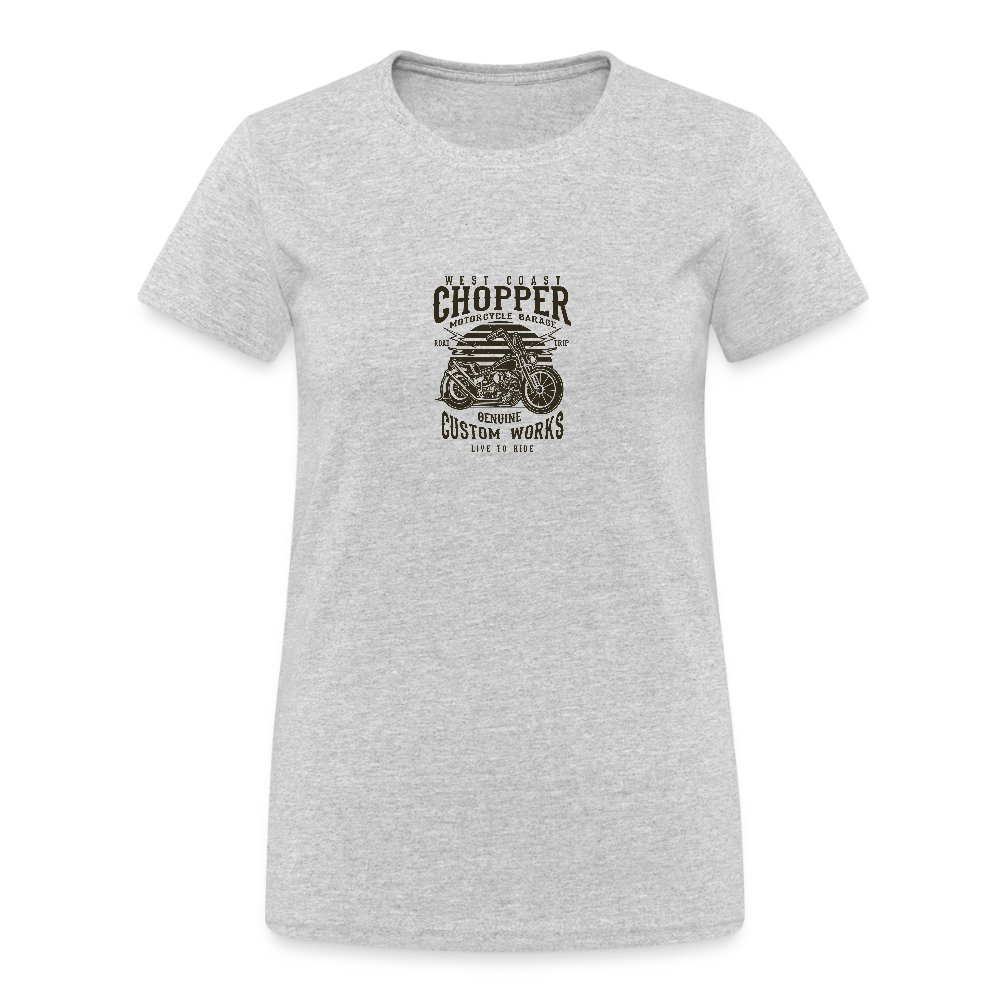 Vrouwen Gildan Heavy T-shirt - grijs gemêleerd