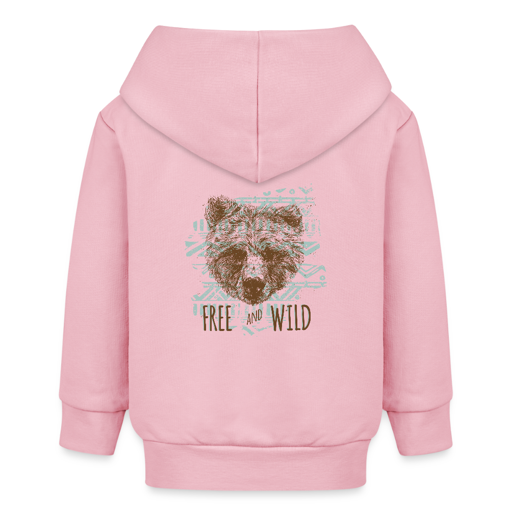 Stanley/Stella Bio zip-hoodie BABY CONNECTOR - lichtroze