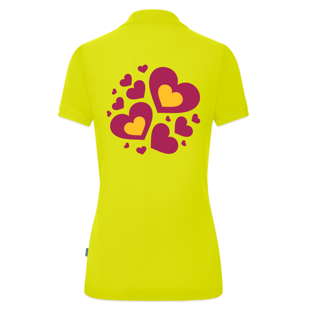 JAKO Vrouwen polo Organic - limegroen