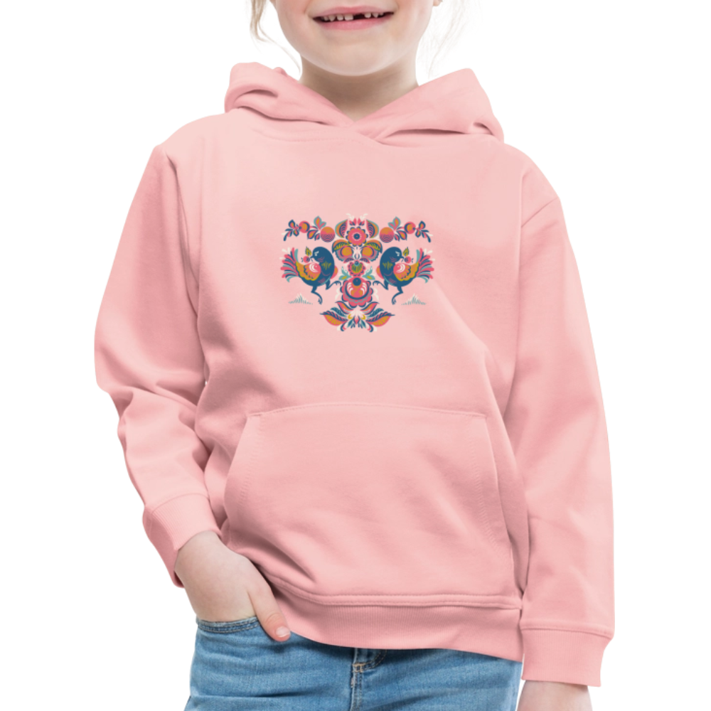 Kinderen trui Premium met capuchon - kristalroze