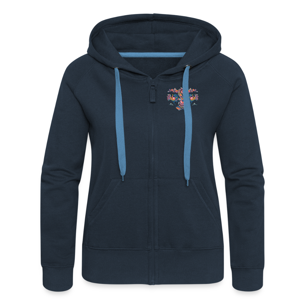 Vrouwenjack met capuchon Premium - navy