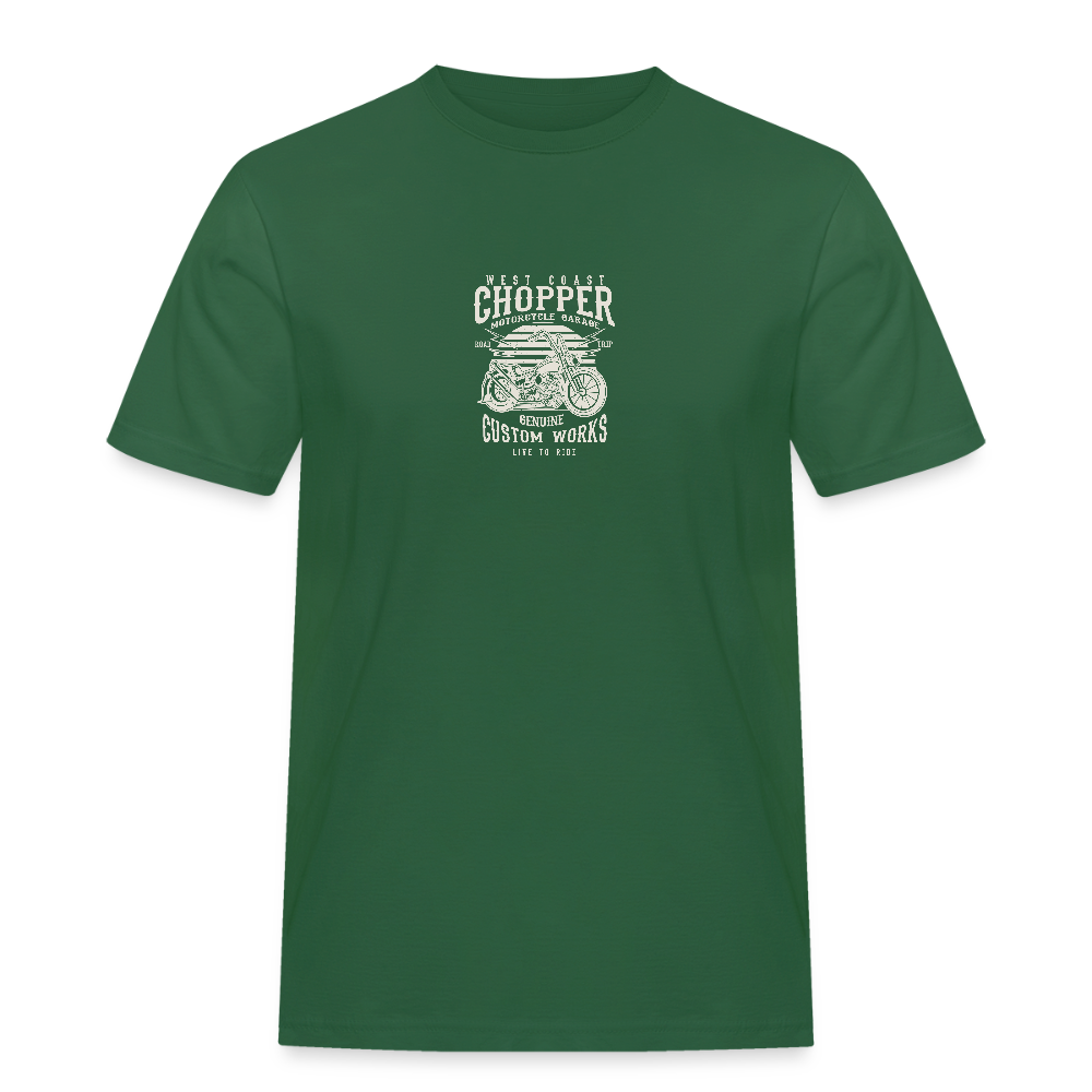 Mannen Workwear T-shirt - bottlegreen