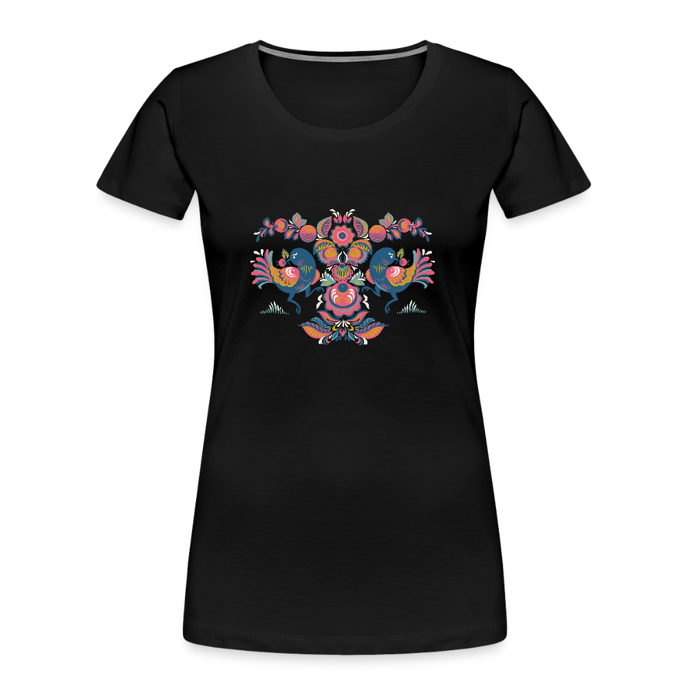 Vrouwen premium bio T-shirt - zwart