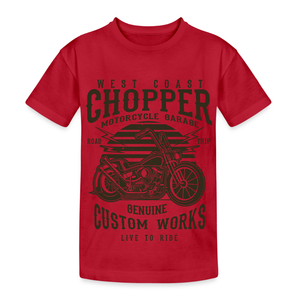 Kinderen Heavy Cotton T-shirt - wijnrood