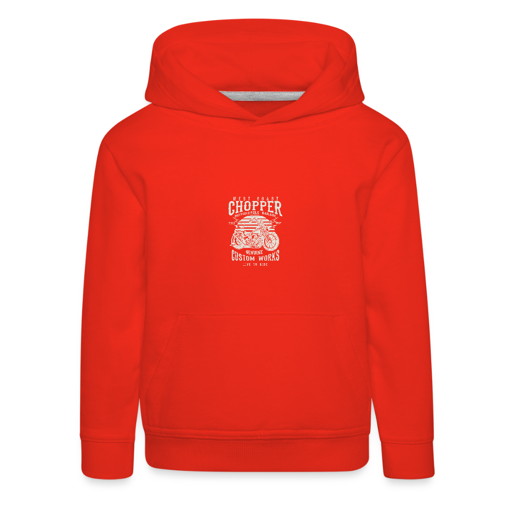 Kinderen trui Premium met capuchon - rood