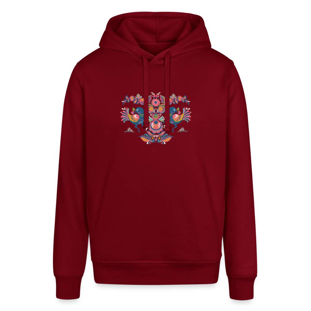 Uniseks bio-hoodie van Stanley & Stella - bourgognerood