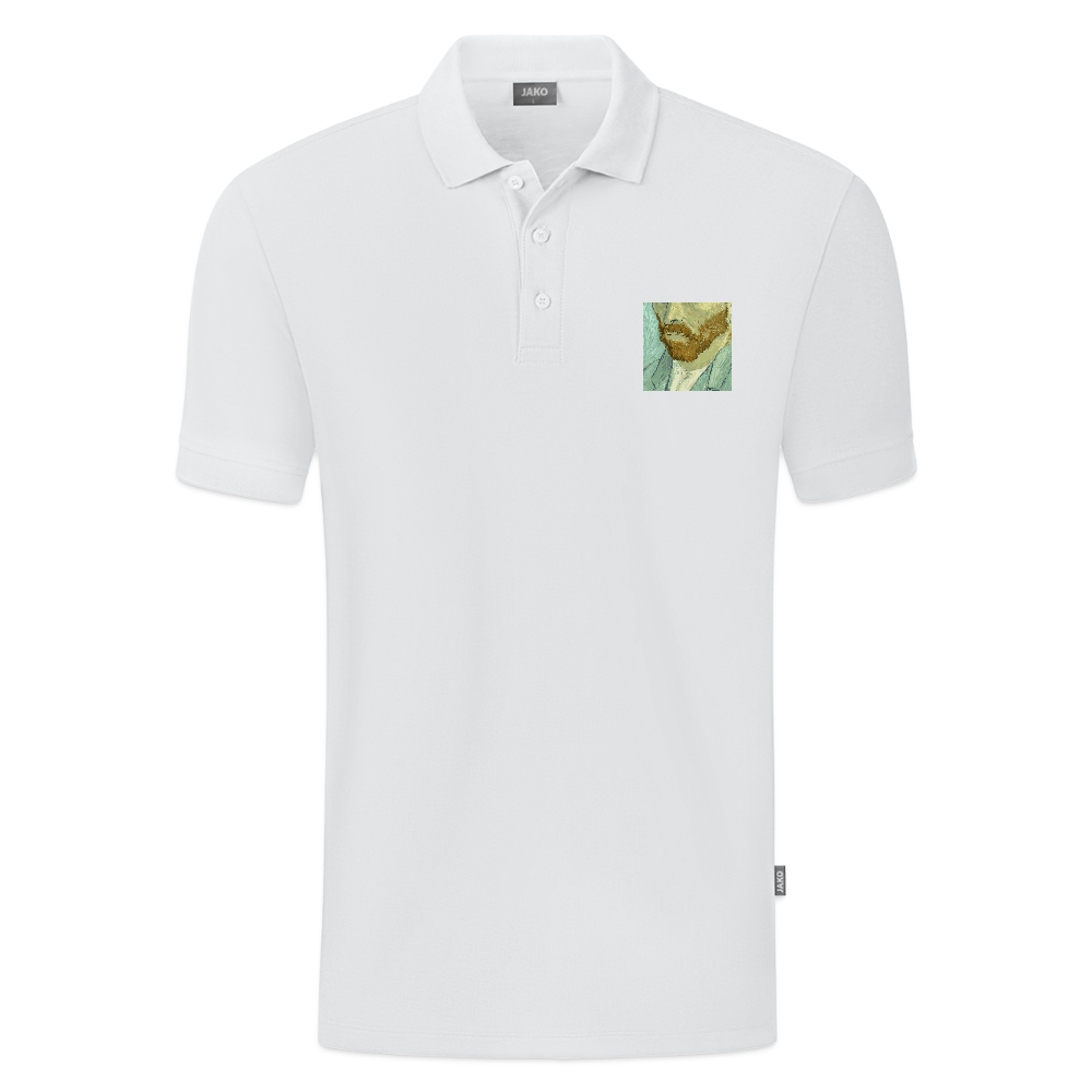 JAKO Mannen Polo Organic - wit
