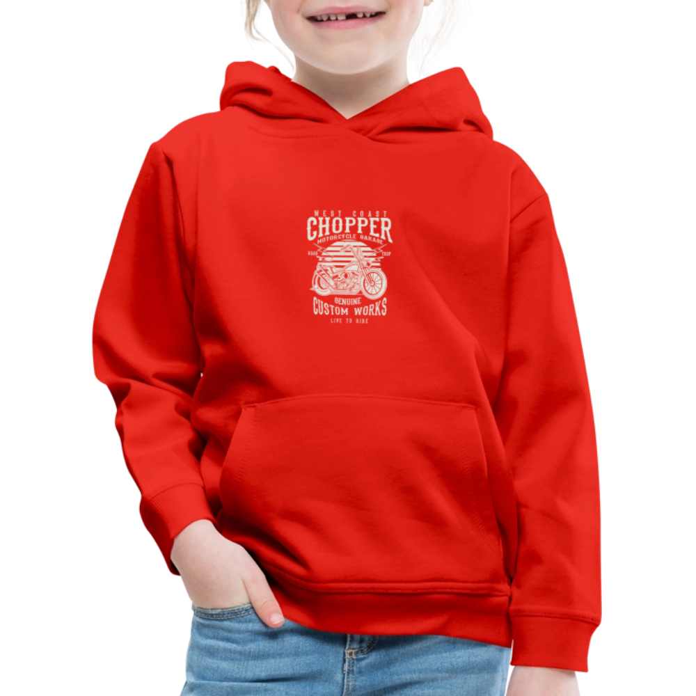 Kinderen trui Premium met capuchon - rood