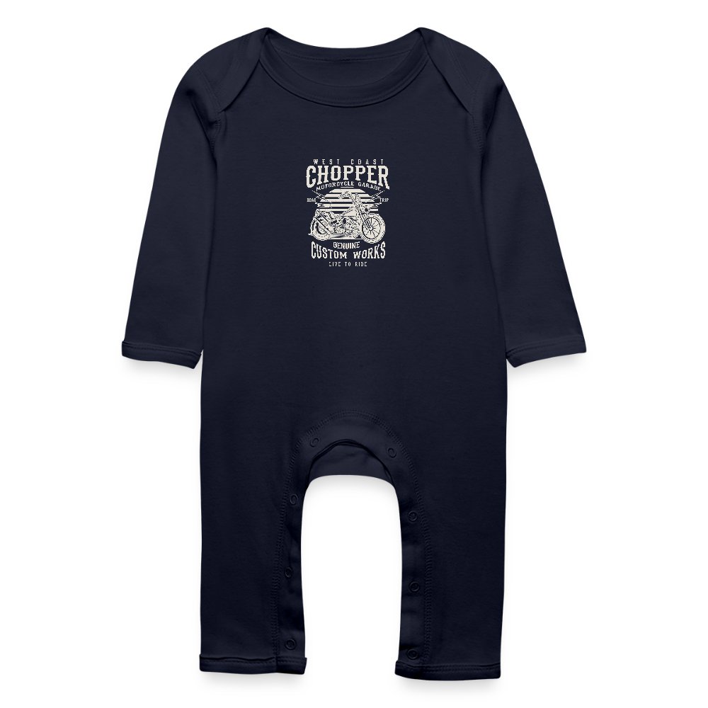 Baby bio kruippakje - navy