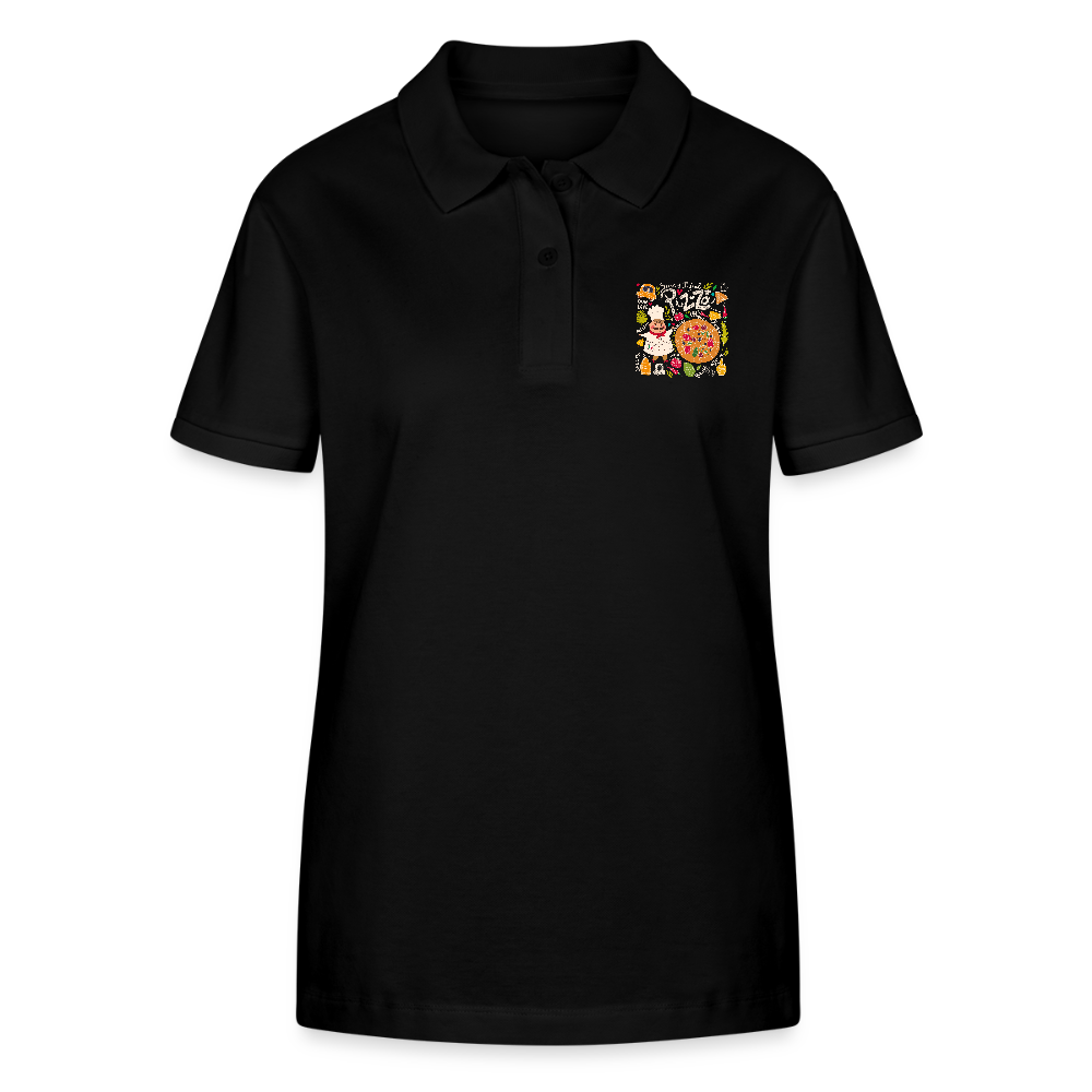 Stanley/Stella Vrouwen bio poloshirt ELLISER - zwart