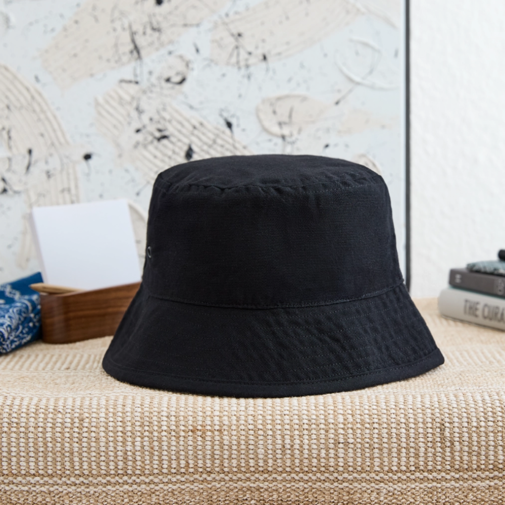 Stanley/Stella gerecyclede bucket hat - zwart