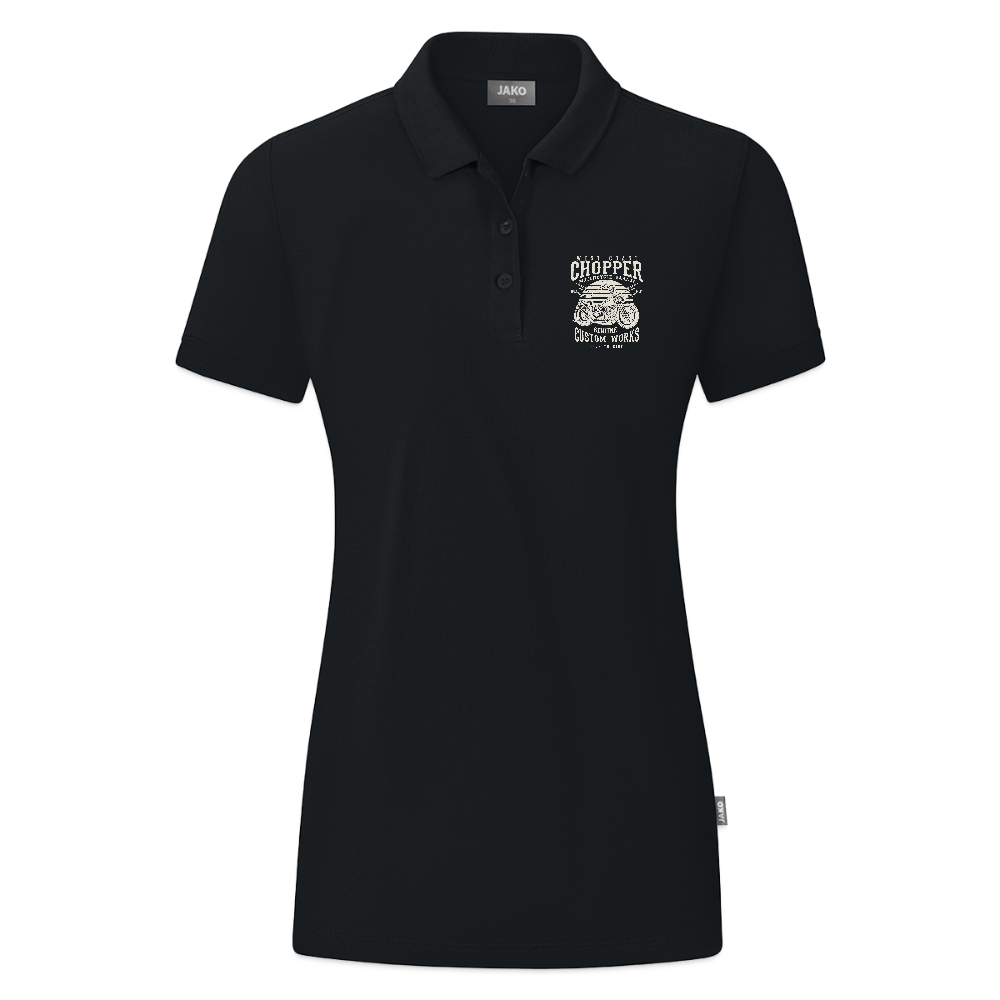 JAKO Vrouwen polo Organic - zwart