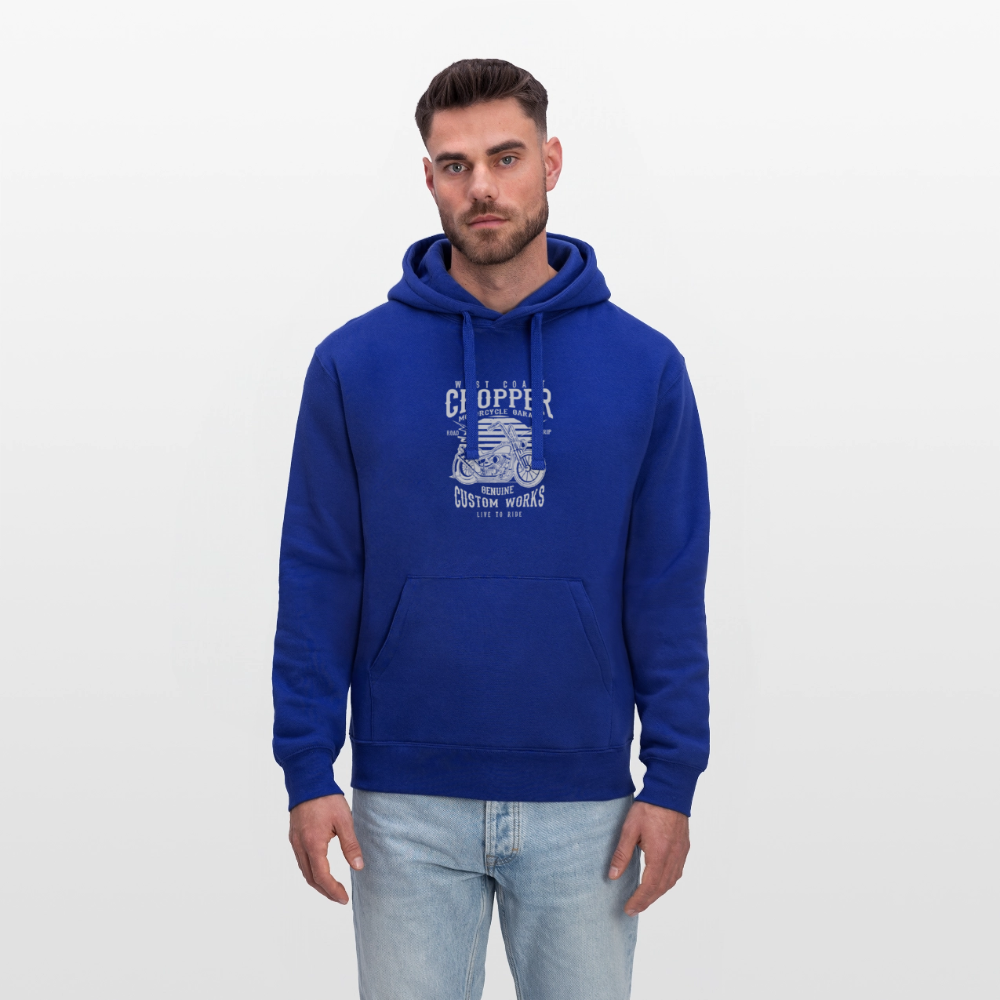 Mannenhoodie van Russell - koningsblauw