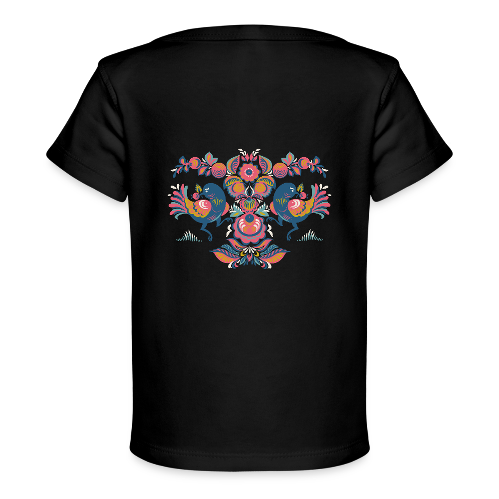 Baby bio-T-shirt - zwart