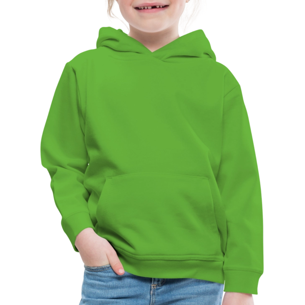 Kinderen trui Premium met capuchon - lichtgroen