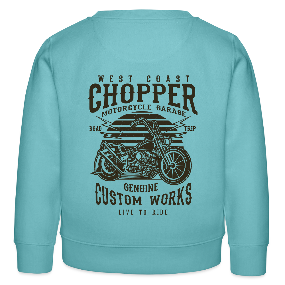Stanley/Stella Mini Changer bio kindersweatshirt - pastel-turquoise