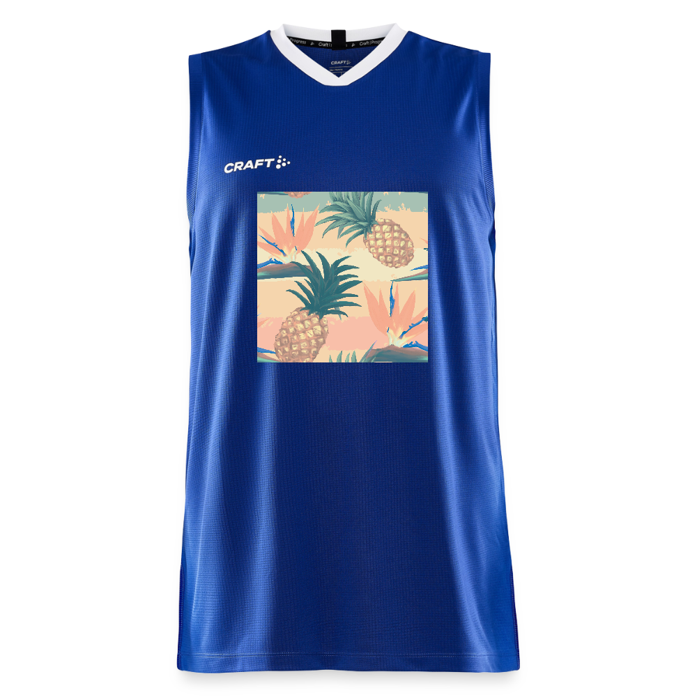 CRAFT Progress kinder-basketbalshirt - koningsblauw