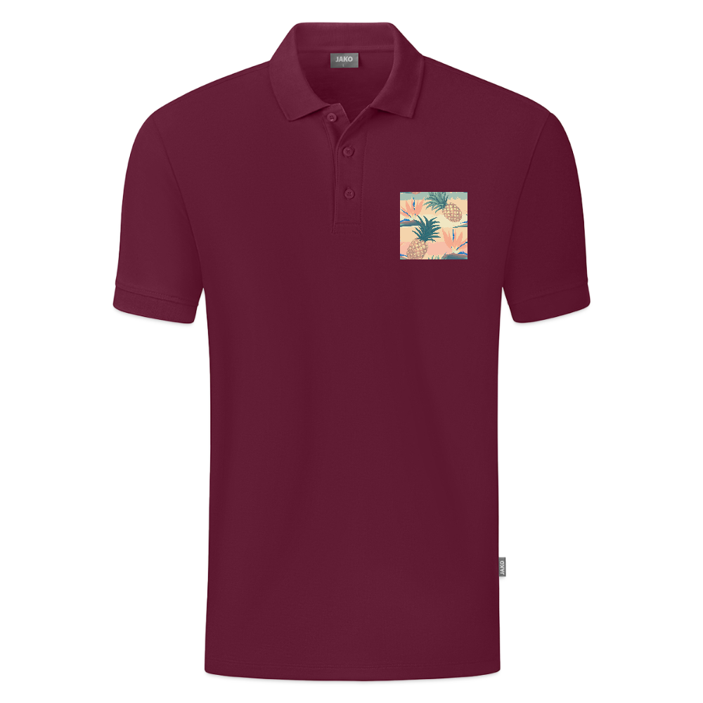 JAKO Kinderpolo Organic - wijnrood
