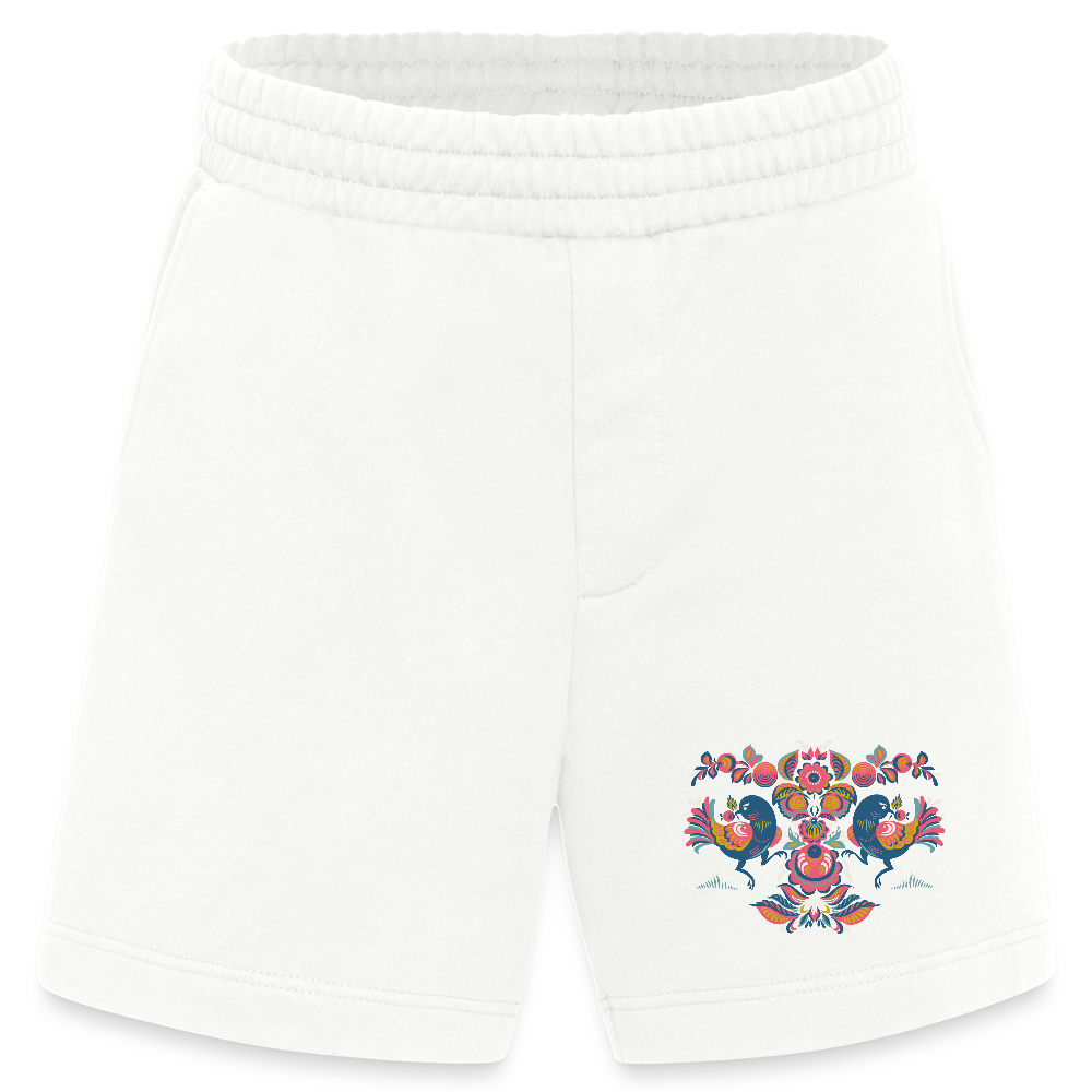 Heavyweight organic shorts made in EU - OFF WHITE