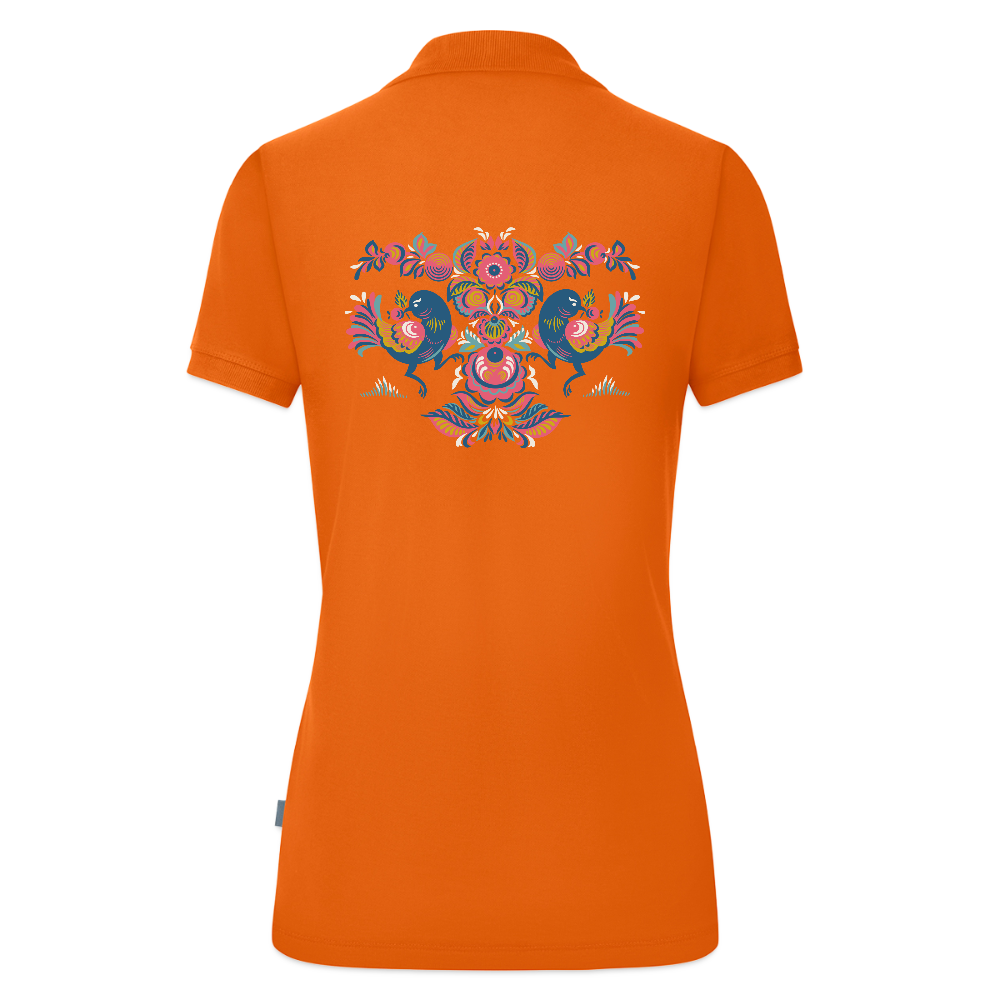 JAKO Vrouwen polo Organic - neonoranje