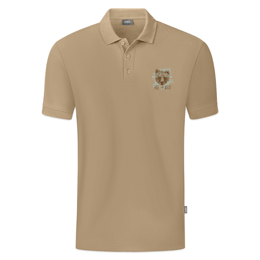JAKO Mannen Polo Organic - beige