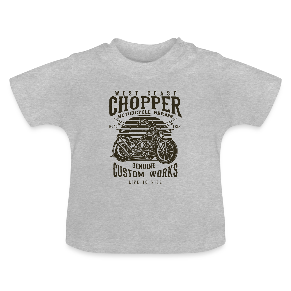 Baby T-shirt - grijs gemêleerd