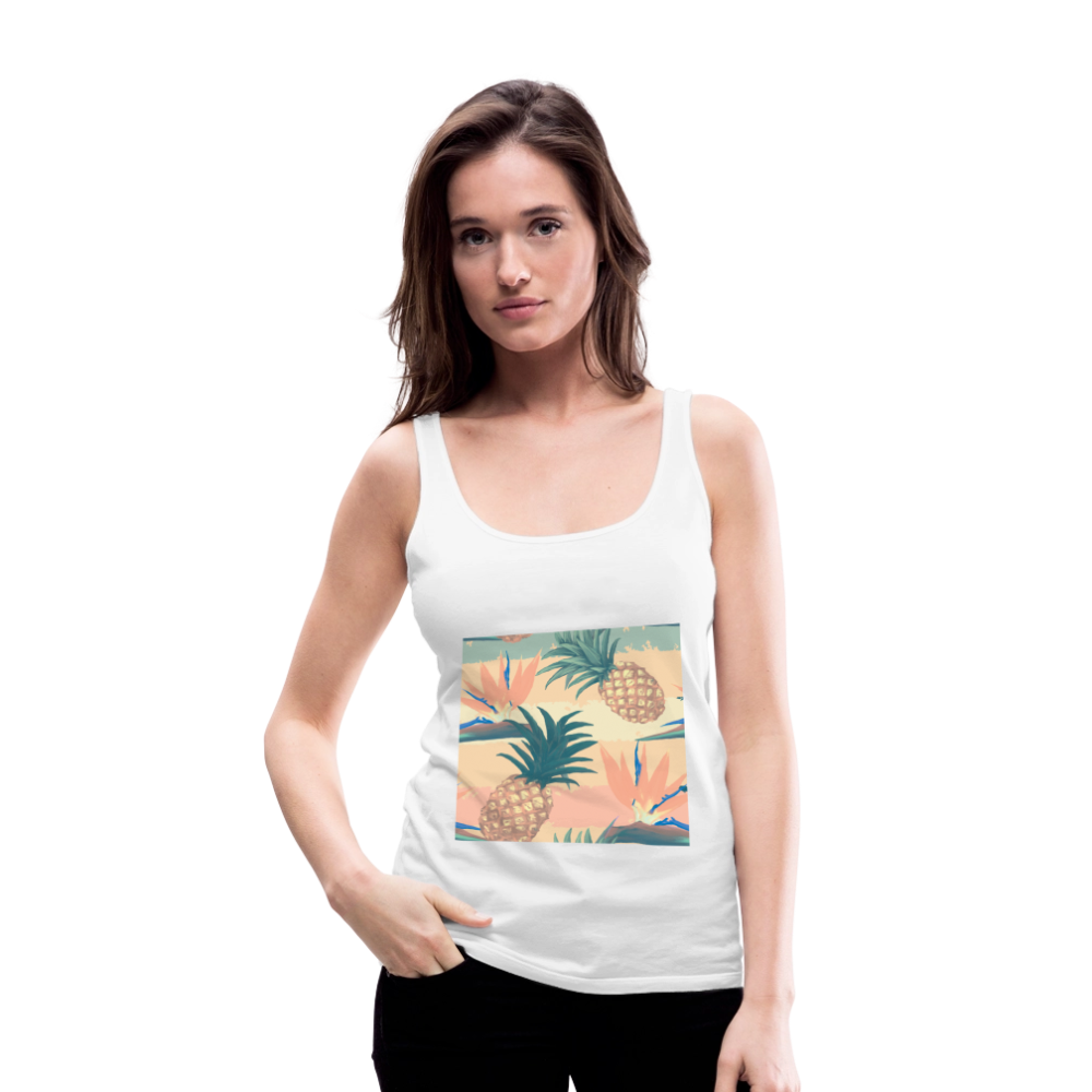 Vrouwen Premium tank top - wit