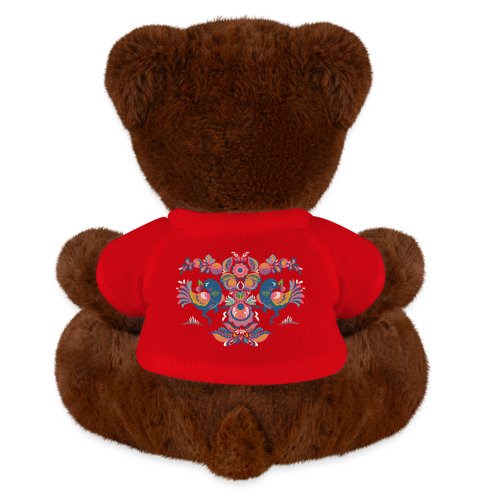 MiniFeet® RecycelBär® bruin - rood