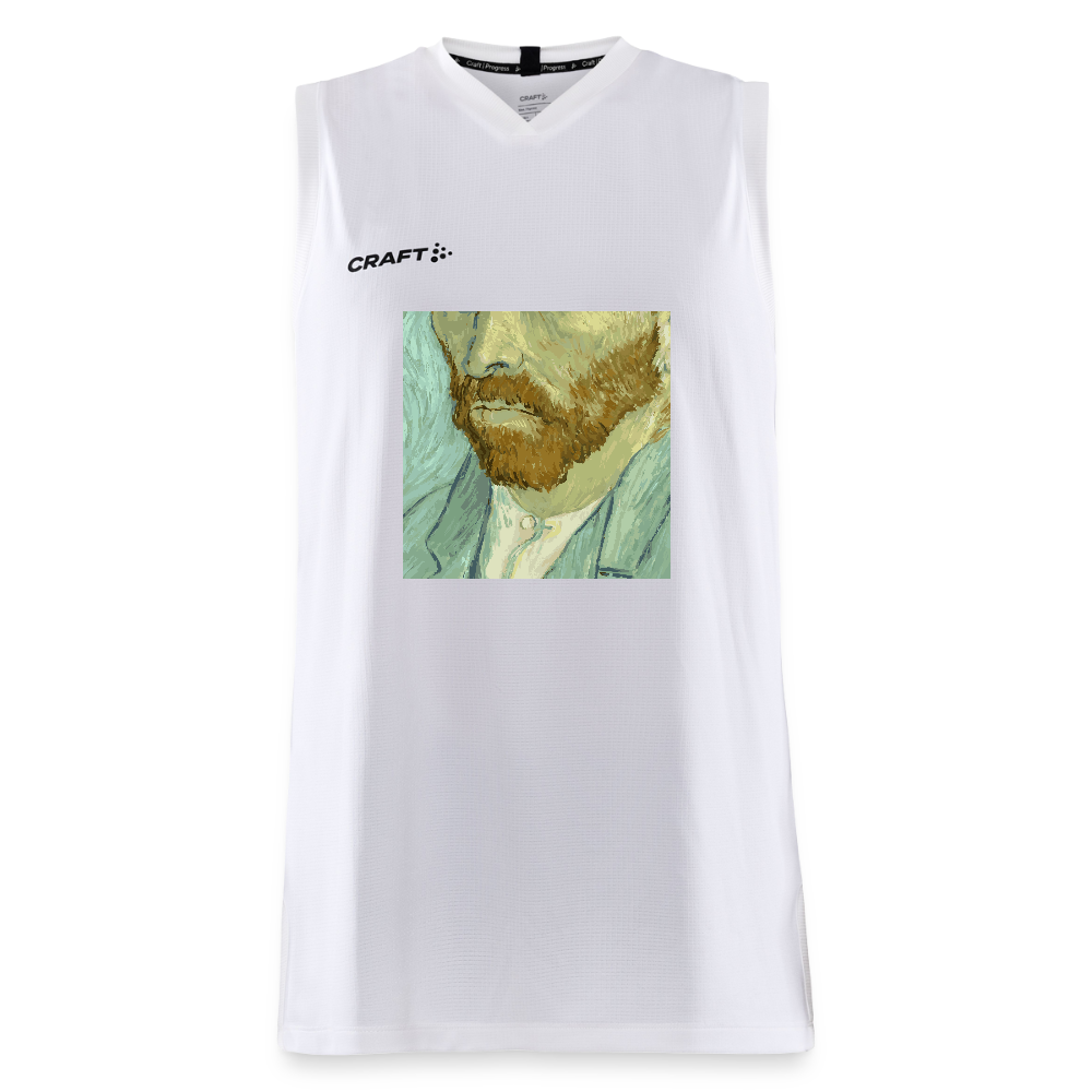CRAFT Progress kinder-basketbalshirt - wit