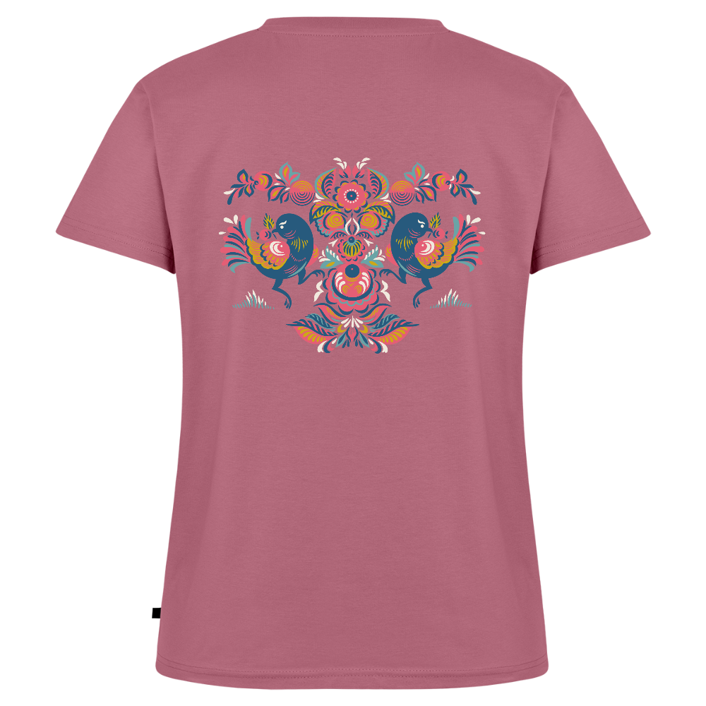 Vrouwen bio T-shirt met V-hals van Stanley & Stella - mauve
