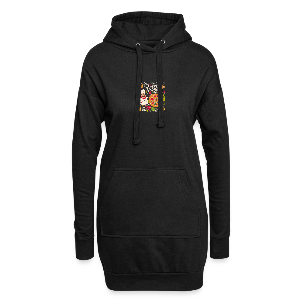 Hoodiejurk - zwart