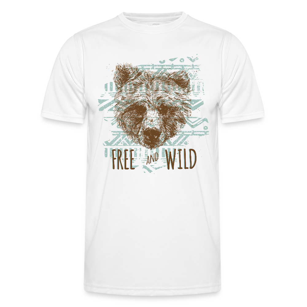 Functioneel T-shirt voor mannen - wit