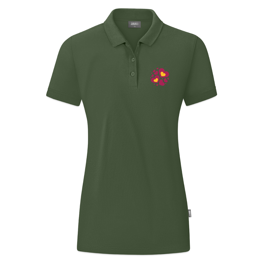 JAKO Vrouwen polo Organic - dennengroen