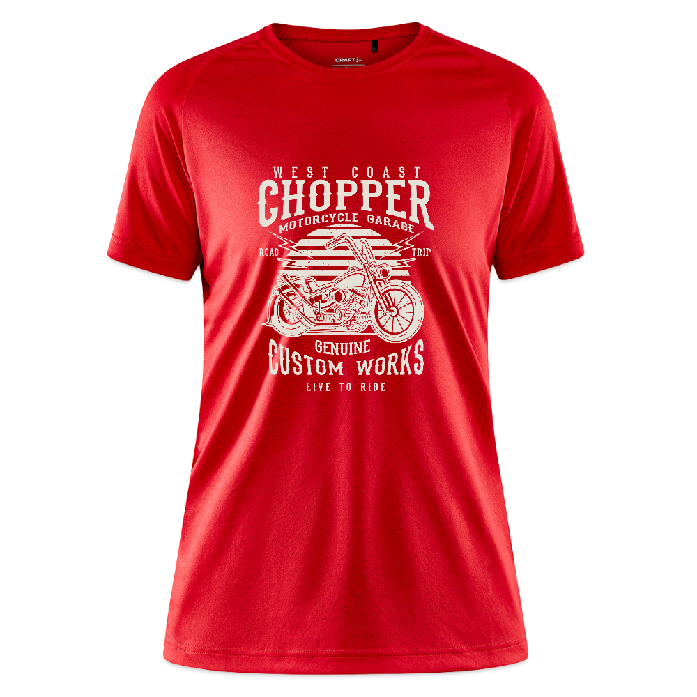 CRAFT Core Unify vrouwen training-T-shirt - rood