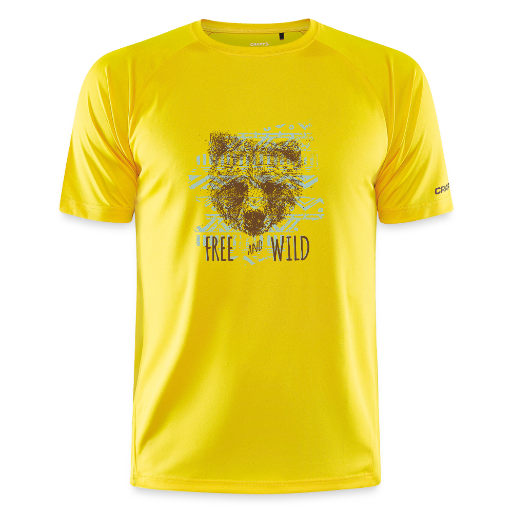 CRAFT Core Unify training-T-shirt - geel