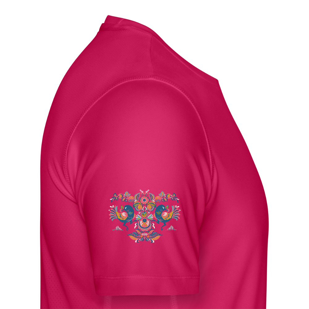 JAKO Mannen T-shirt Run 2.0 - donker roze