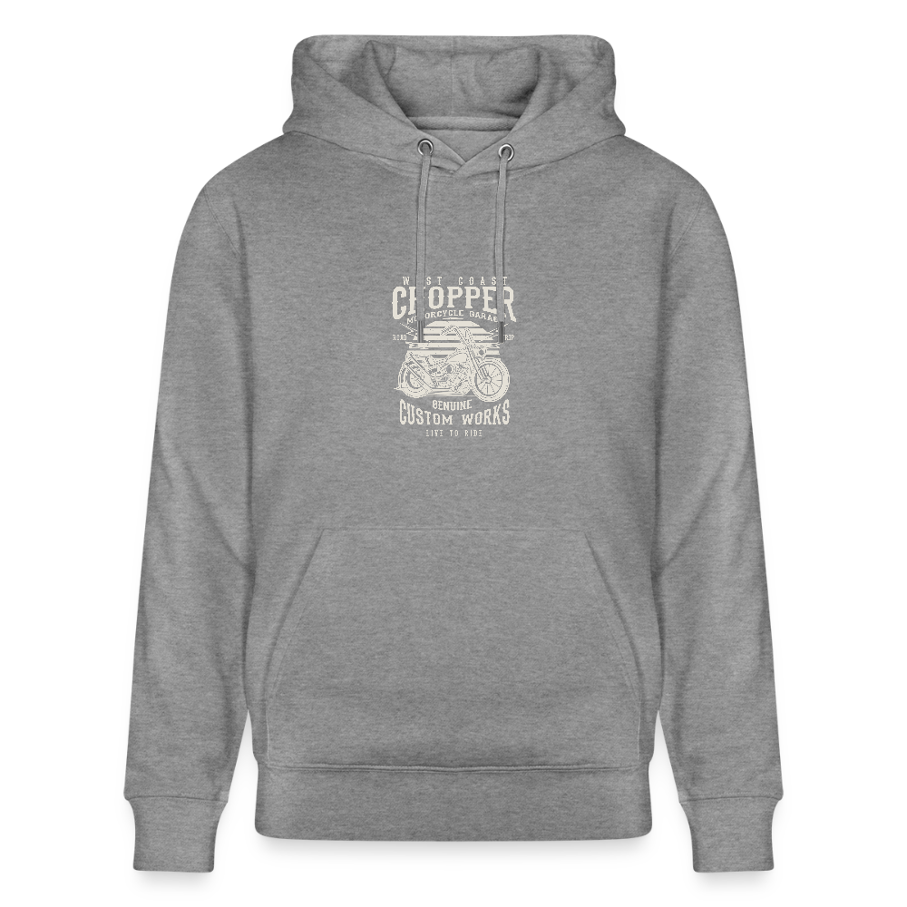 Stanley/Stella Uniseks bio-hoodie CRUISER - lichtgrijs gemarmerd