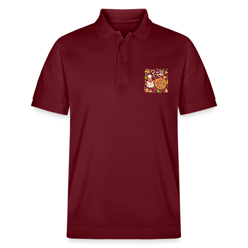 Stanley/Stella uniseks bio poloshirt PREPSTER - bourgognerood