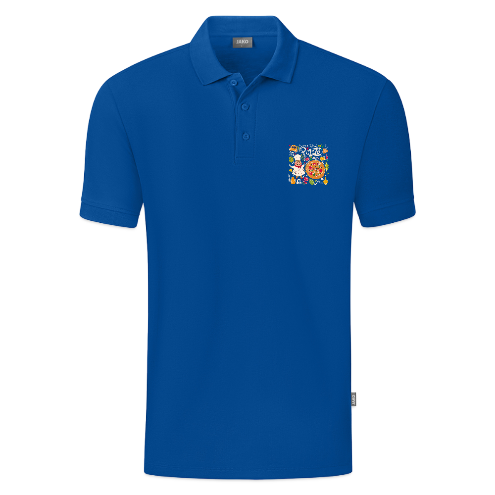 JAKO Mannen Polo Organic - blauw