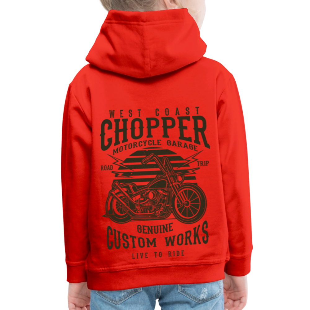 Kinderen trui Premium met capuchon - rood