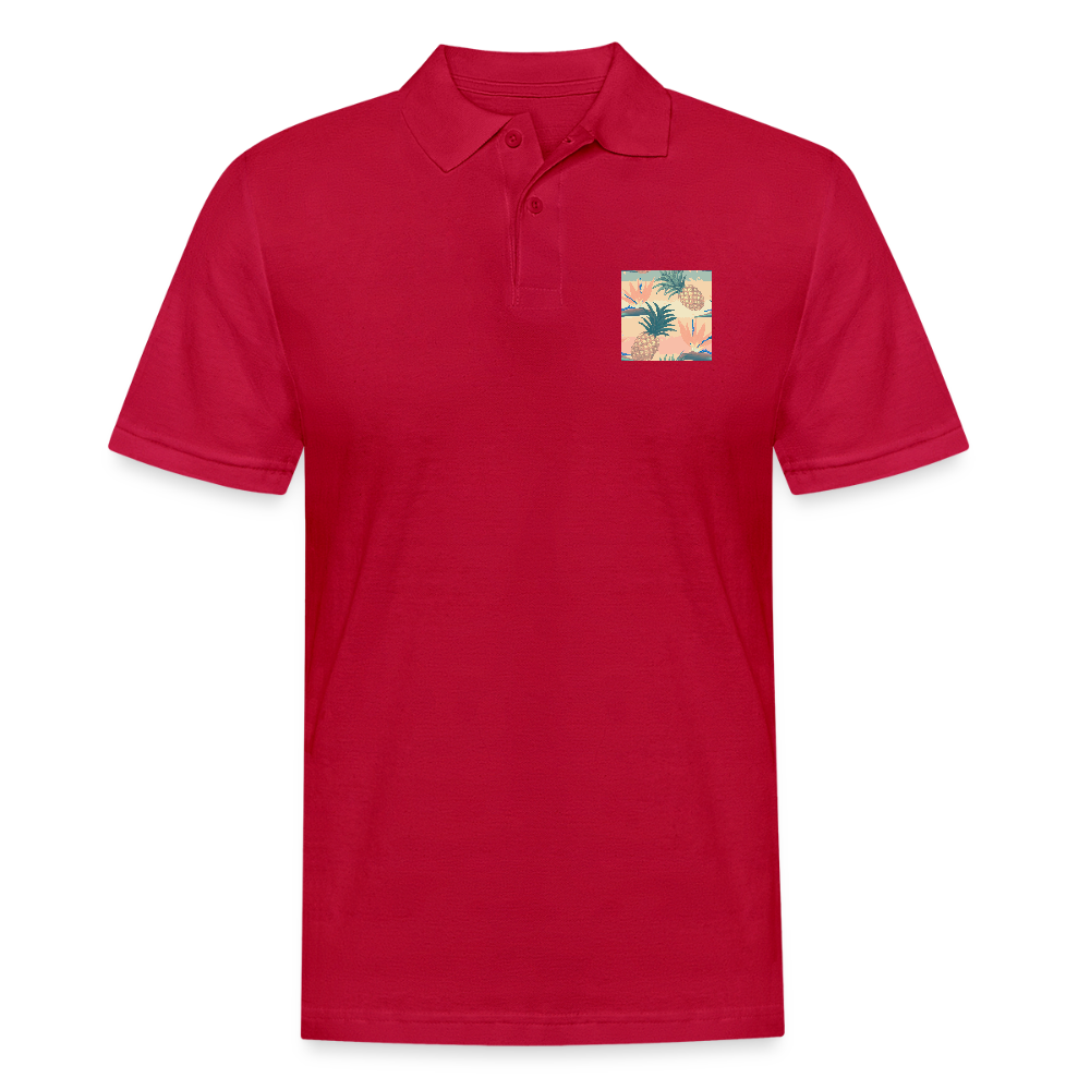 Mannen poloshirt - cherry red