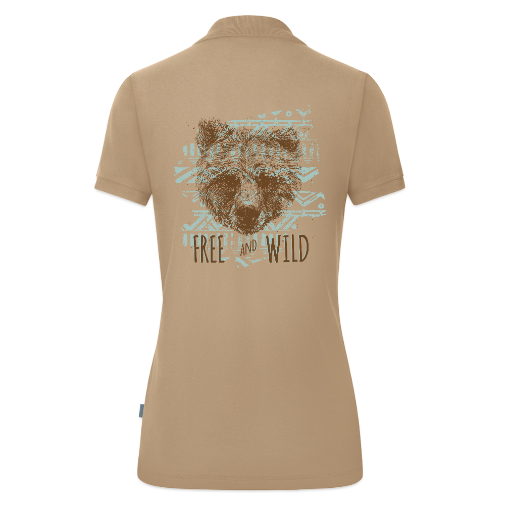 JAKO Vrouwen polo Organic - beige
