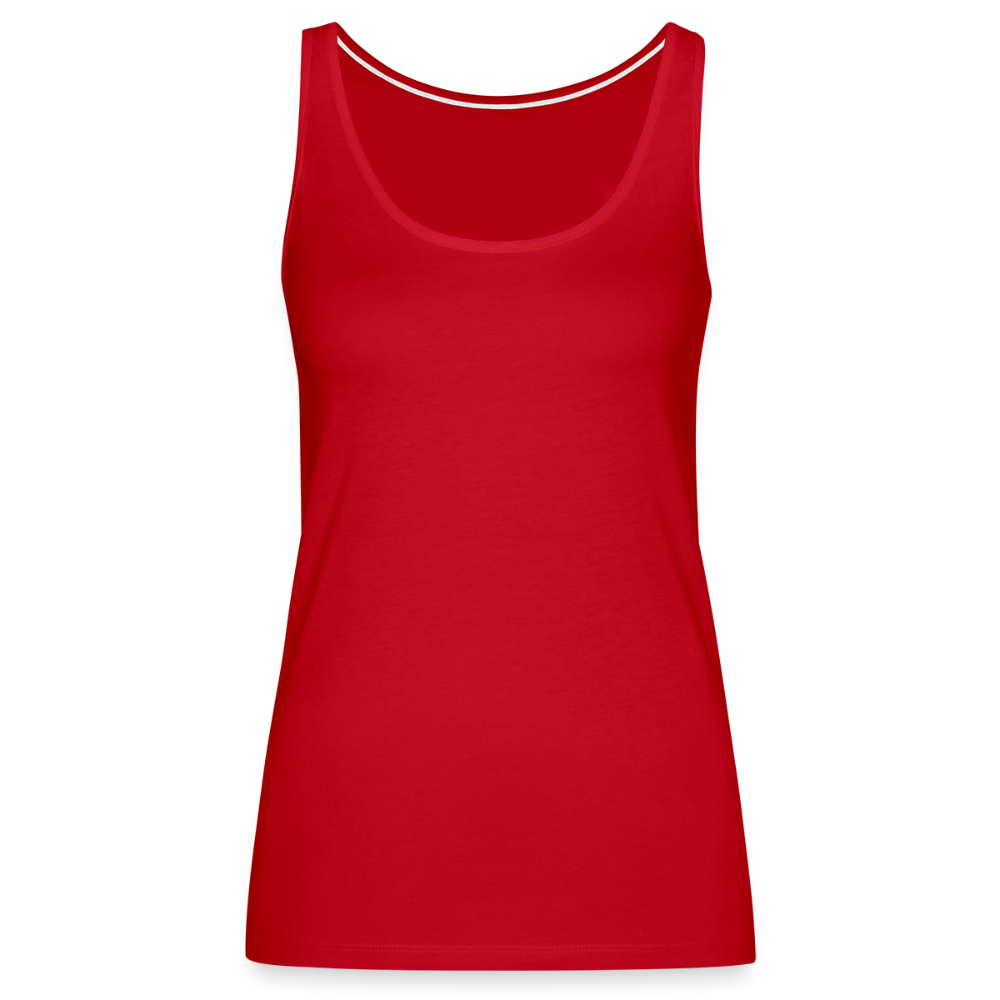 Vrouwen Premium tank top - rood