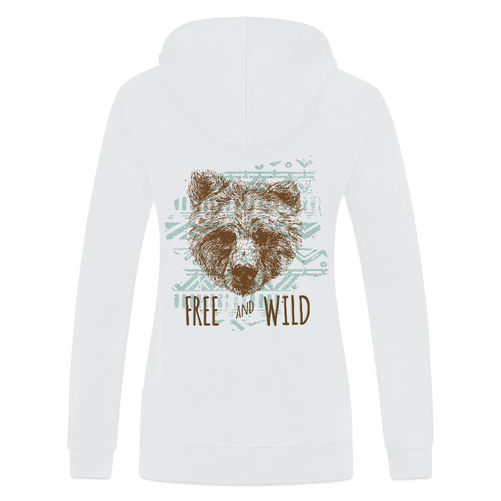 JAKO Vrouwen ziphoodie Organic - wit